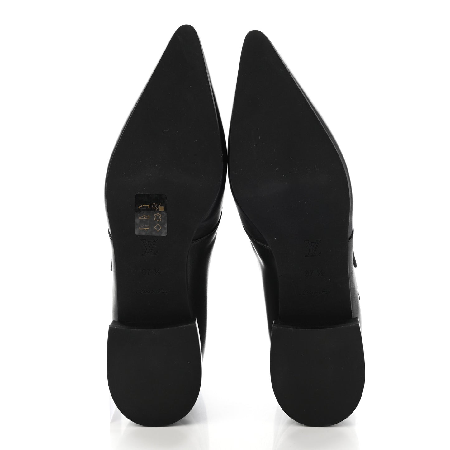 Monogram Jumble Flat Ankle Boots 37.5 Black