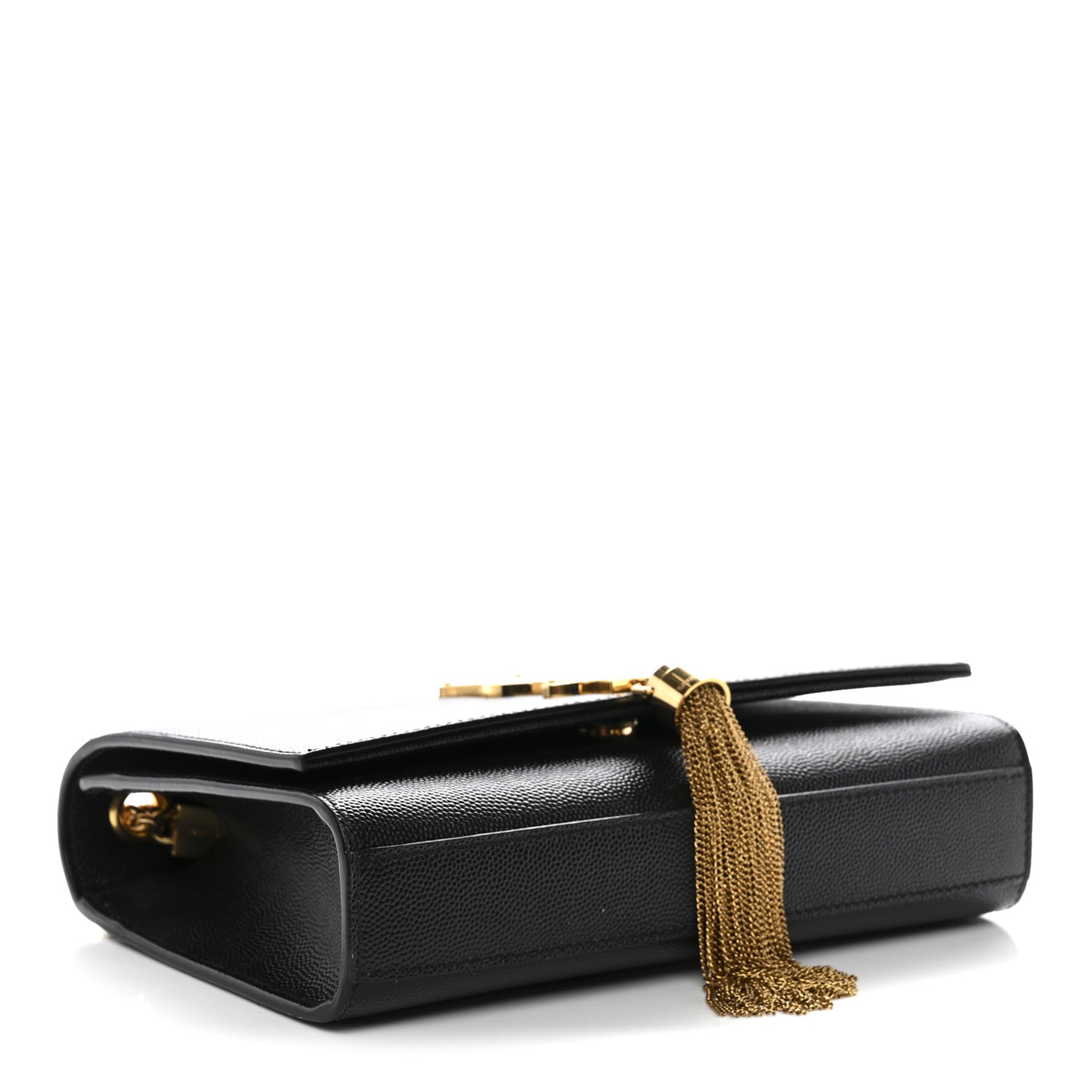 Grain De Poudre Small Classic Monogram Kate Tassel Satchel Black
