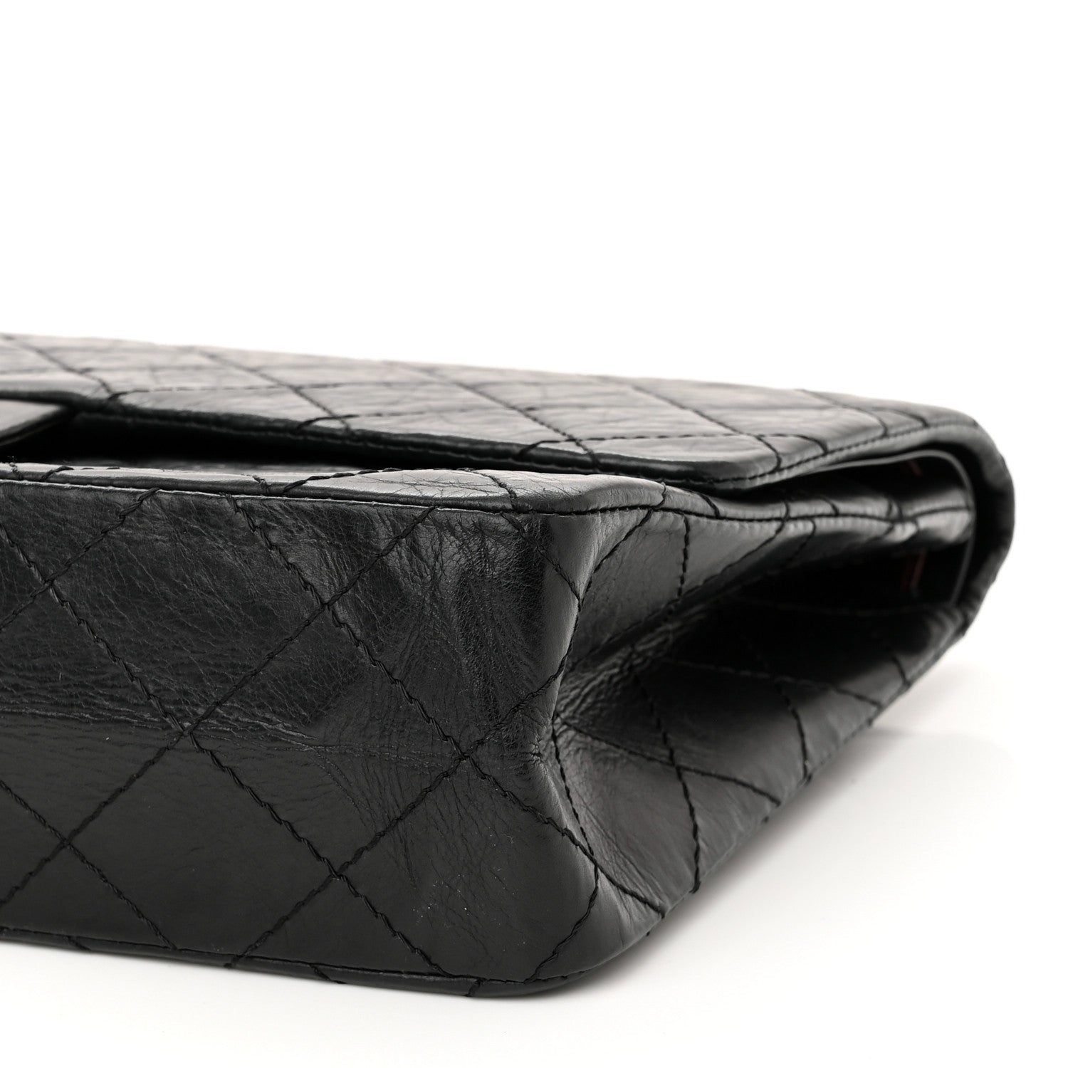 Chanel Aged Calfskin Quilted 50th Anniversary 2.55 Reissue 227 Flap Black 11 of 11