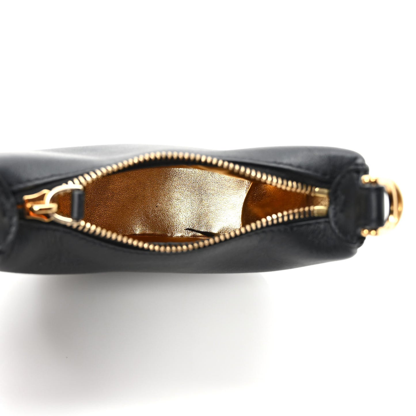 Vitello Grace Matte Nano Fendigraphy Hobo Charm Black