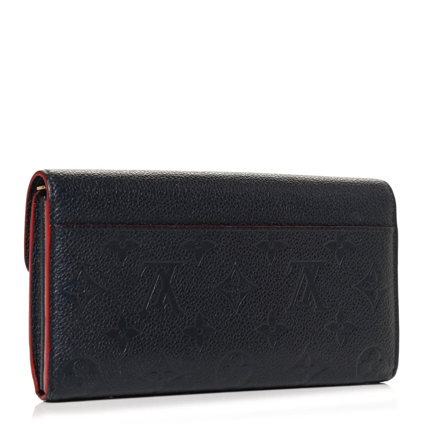 Empreinte Sarah Wallet NM Marine Rouge
