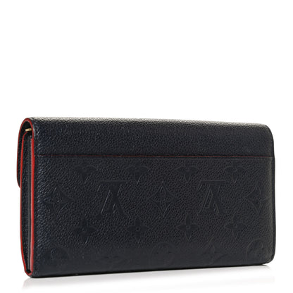 Louis Vuitton Empreinte Sarah Wallet NM Marine Rouge 3 of 9
