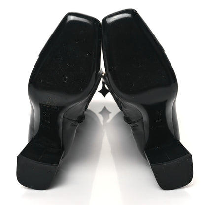 Louis Vuitton Calfskin Madeleine Knee Boots 39 Black 5 of 8
