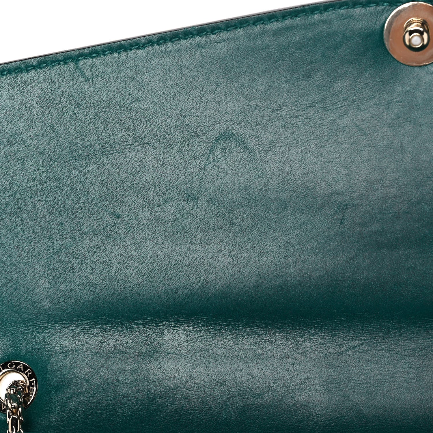 Bulgari Calfskin Serpenti Forever Crossbody Emerald Green 13 of 17
