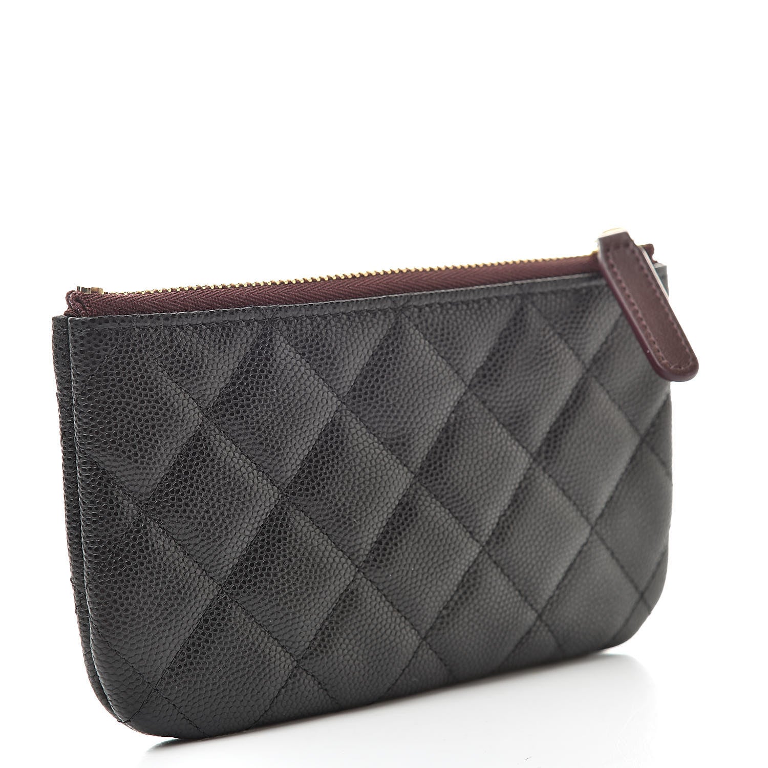 Chanel Caviar Quilted Small Cosmetic Case Black 3 of 8