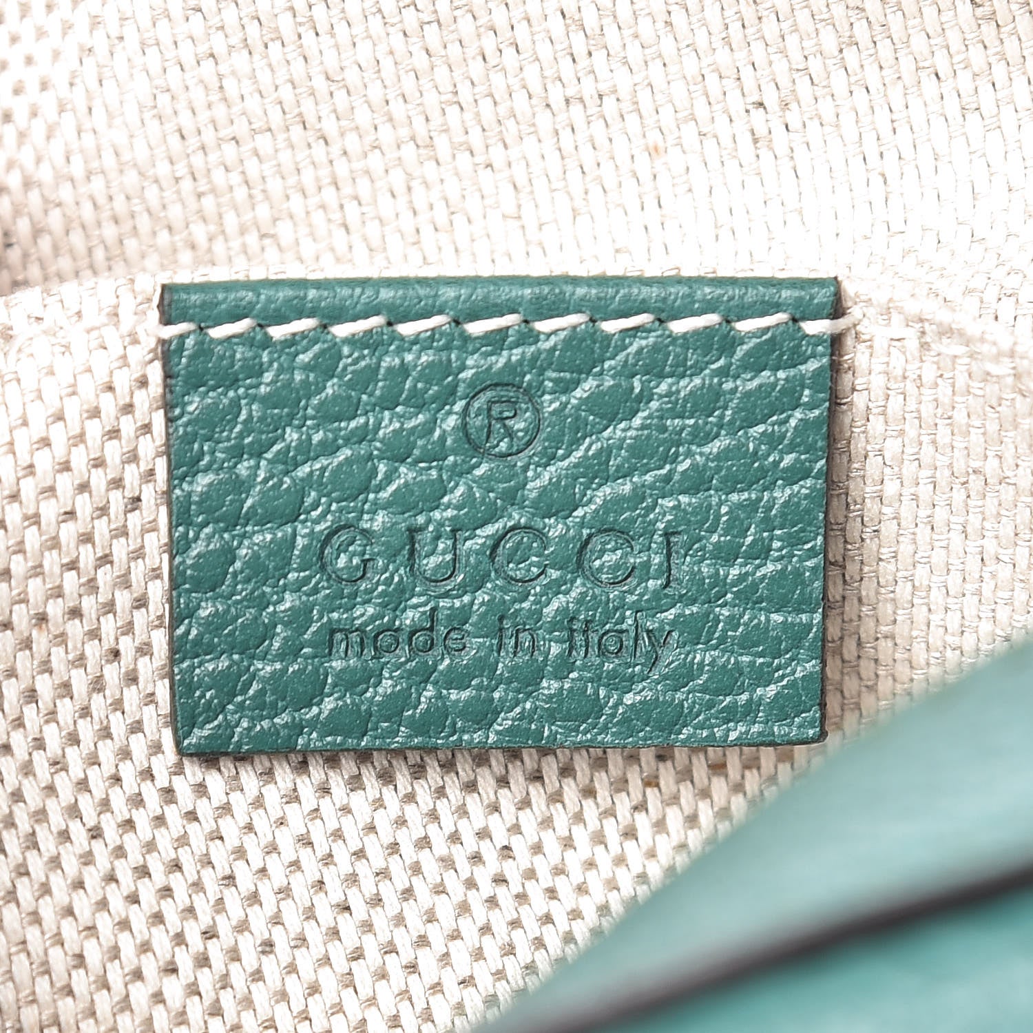 Gucci Pebbled Calfskin Small Soho Disco Bag Emerald Green 8 of 9