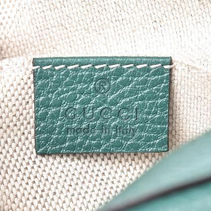 Gucci Pebbled Calfskin Small Soho Disco Bag Emerald Green 8 of 9