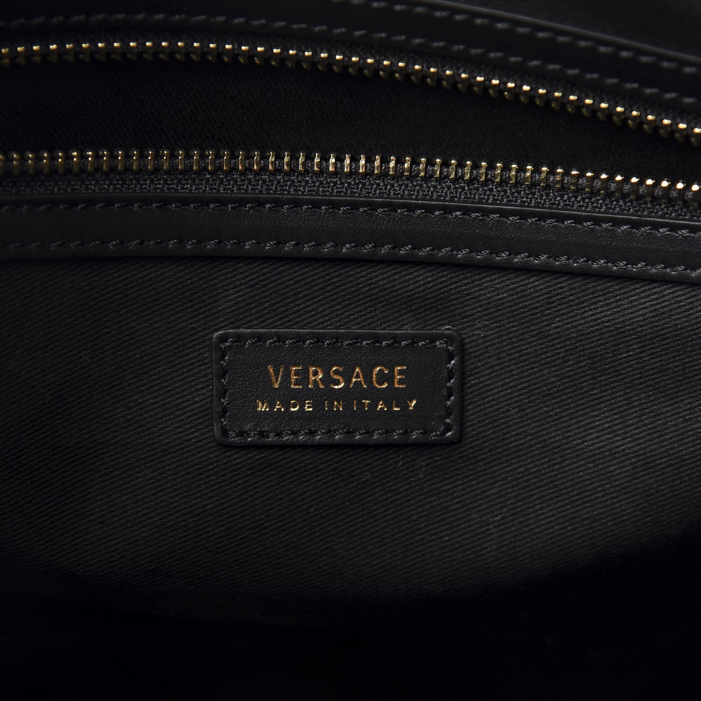 Calfskin Shopping Tote Black