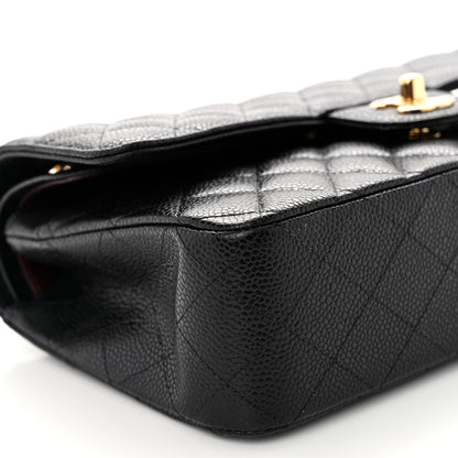 Chanel Caviar Quilted Medium Double Flap Black 9 of 10