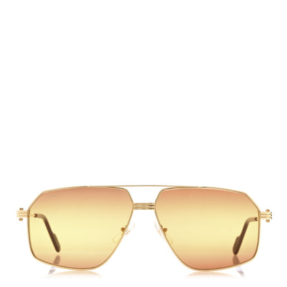 Cartier Metal Premiere De Cartier Sunglasses CT0270S Gold Orange 3 of 6