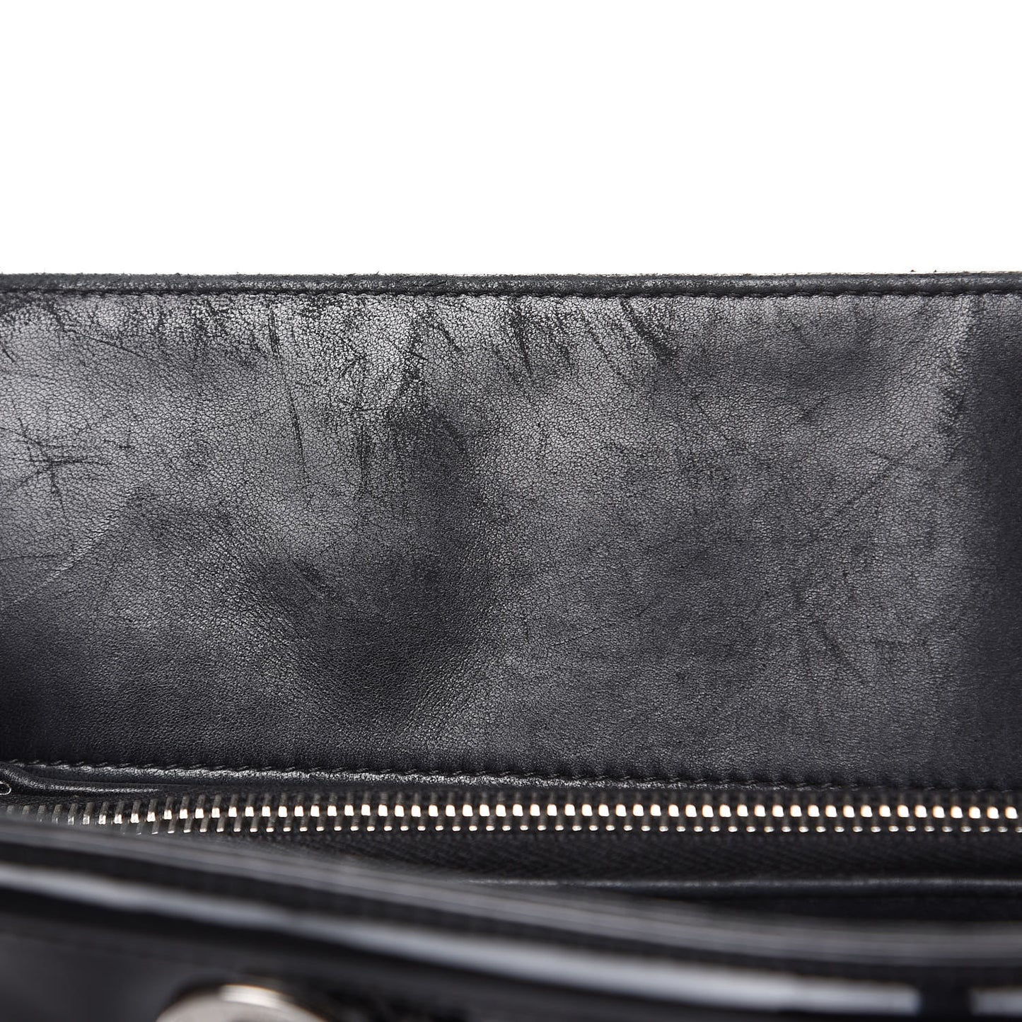Vinyl Lipstick Ligne Tote Black