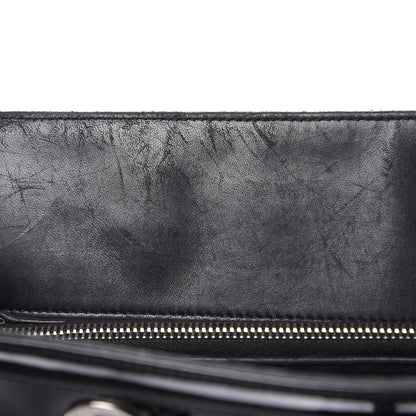 Chanel Vinyl Lipstick Ligne Tote Black 16 of 17