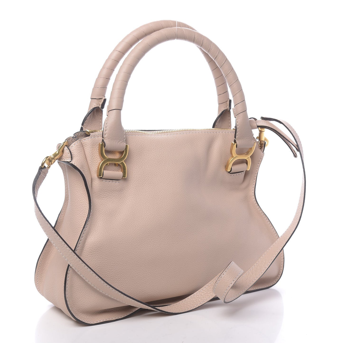 Calfskin Medium Marcie Satchel Blush Nude