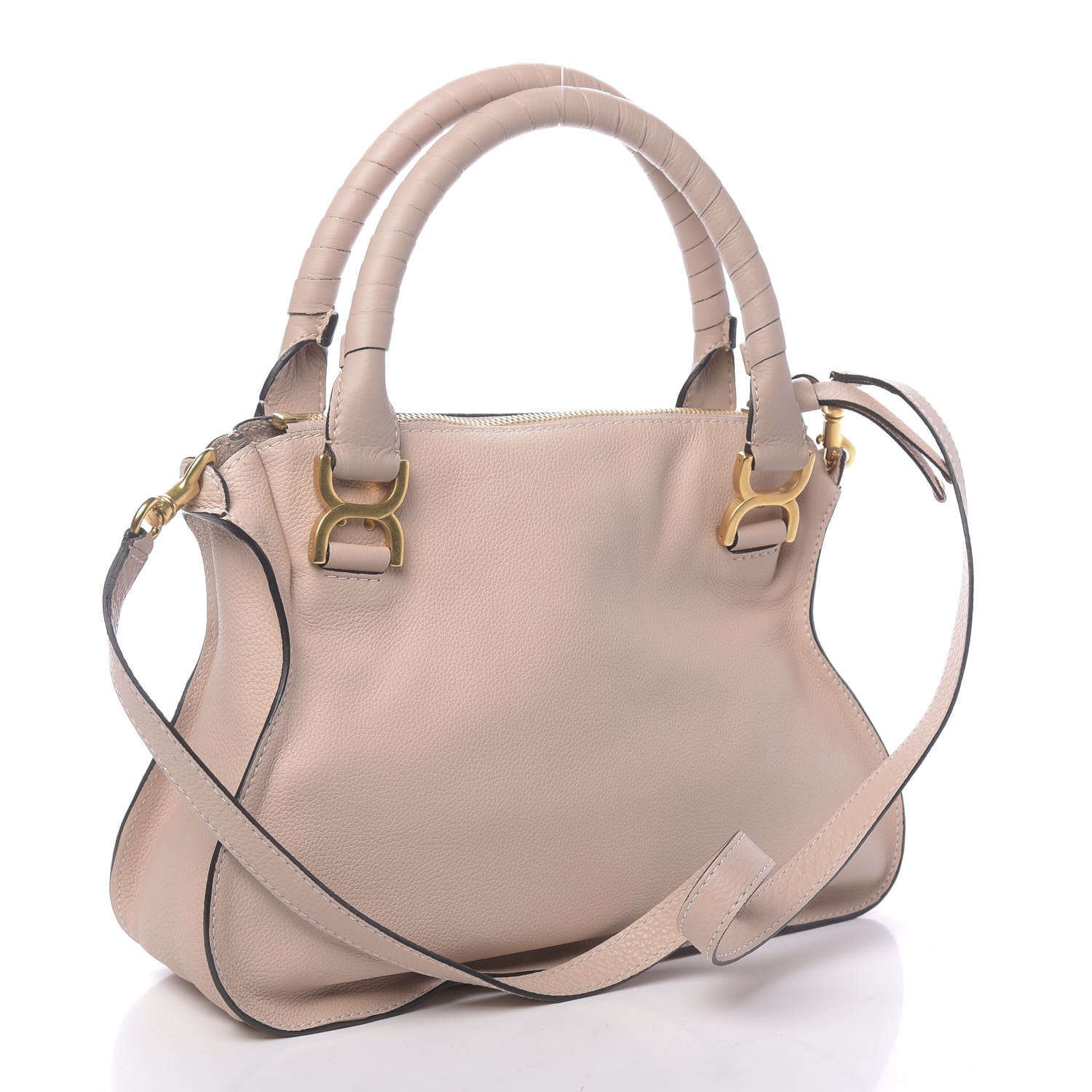 Chloe Calfskin Medium Marcie Satchel Blush Nude 4 of 10