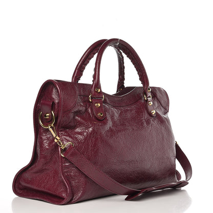 Balenciaga Agneau Classic Gold Hardware City Violet Prune 4 of 8