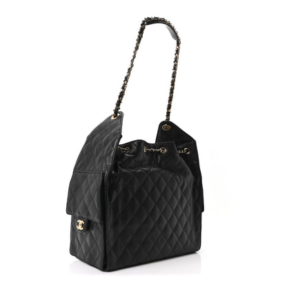 Chanel Caviar Quilted Medium Chanel 25 Handbag Black 4 of 12