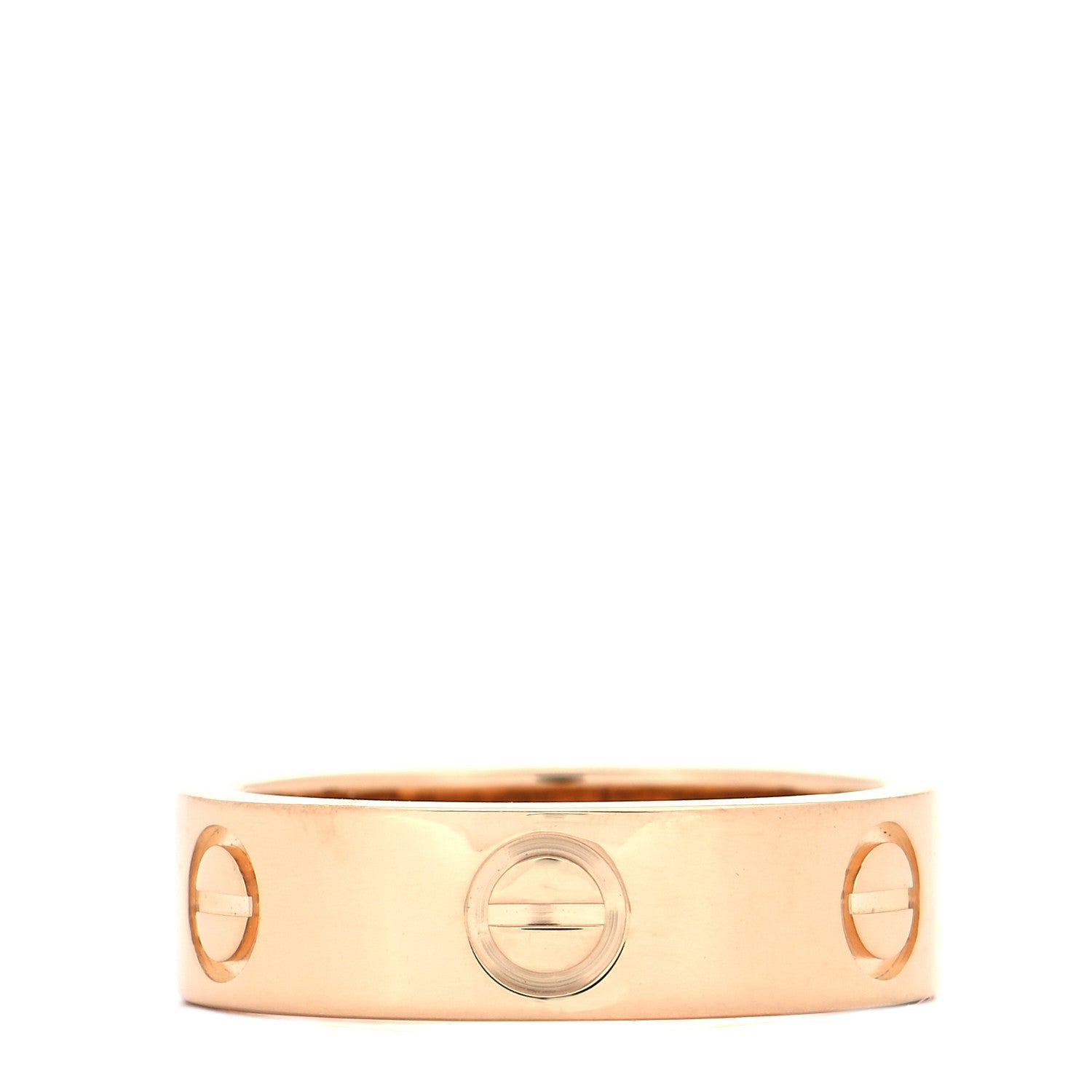 Cartier 18K Yellow Gold 5.5mm LOVE Ring 52 6 3 of 4