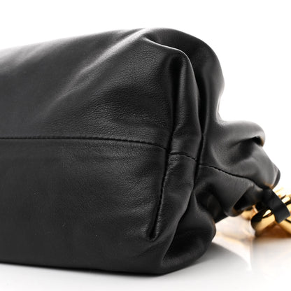 Bottega Veneta Calfskin The Pouch Chain Black 10 of 10