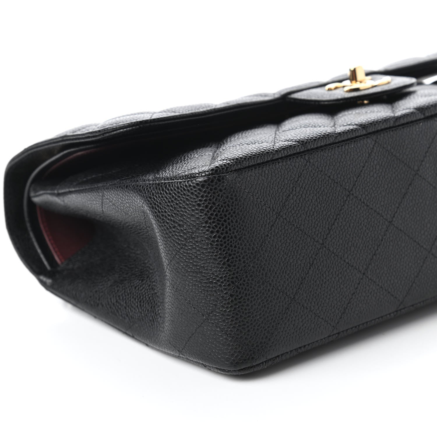 Chanel Caviar Quilted Jumbo Double Flap Black 6 of 11