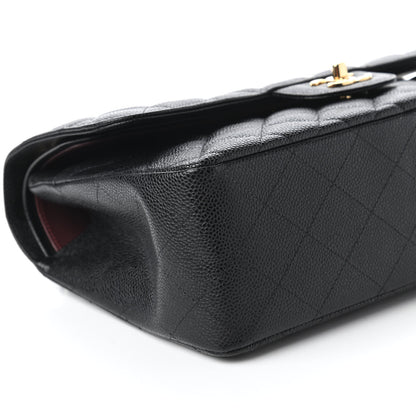 Chanel Caviar Quilted Jumbo Double Flap Black 6 of 11