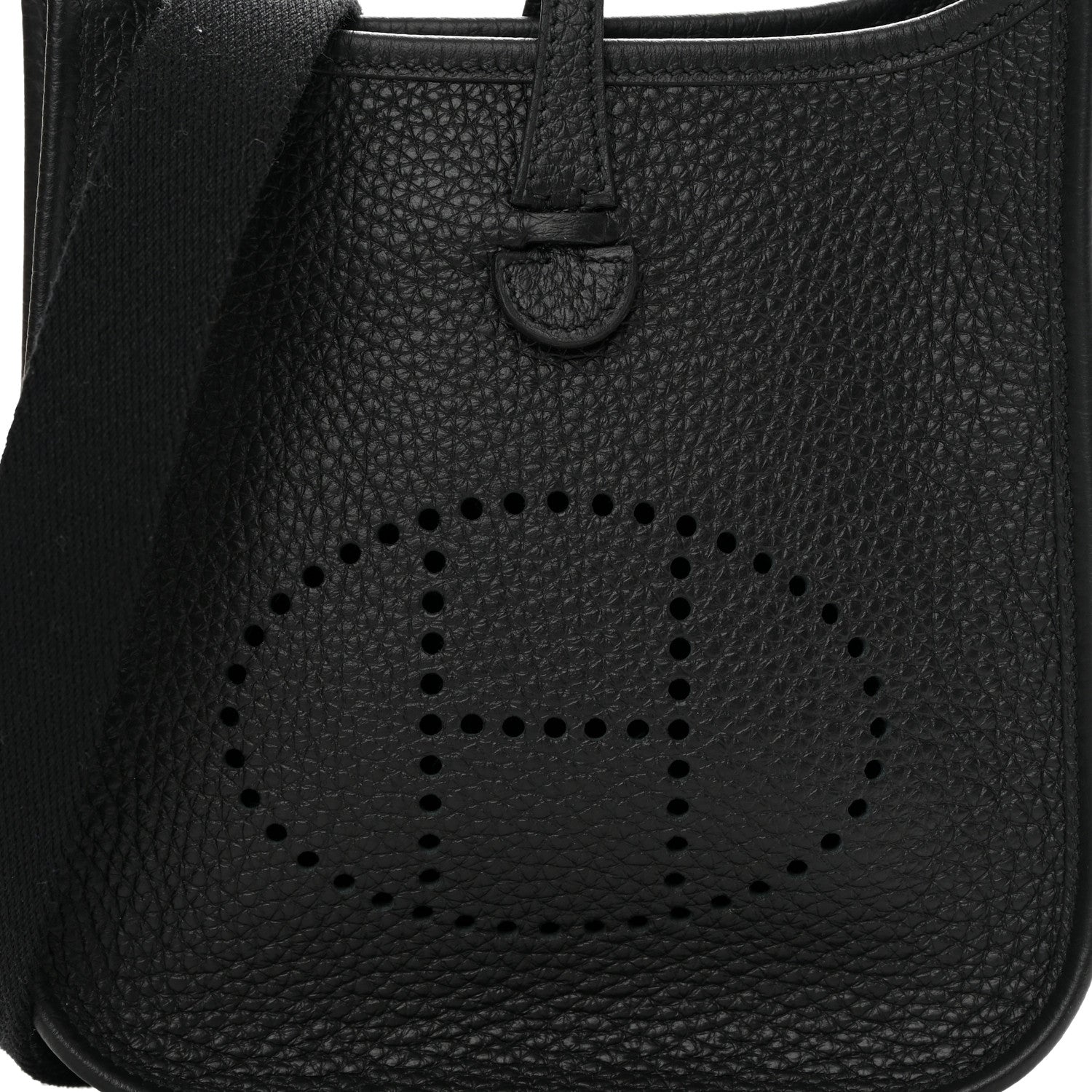 Hermes Taurillon Clemence Evelyne TPM Black 8 of 11