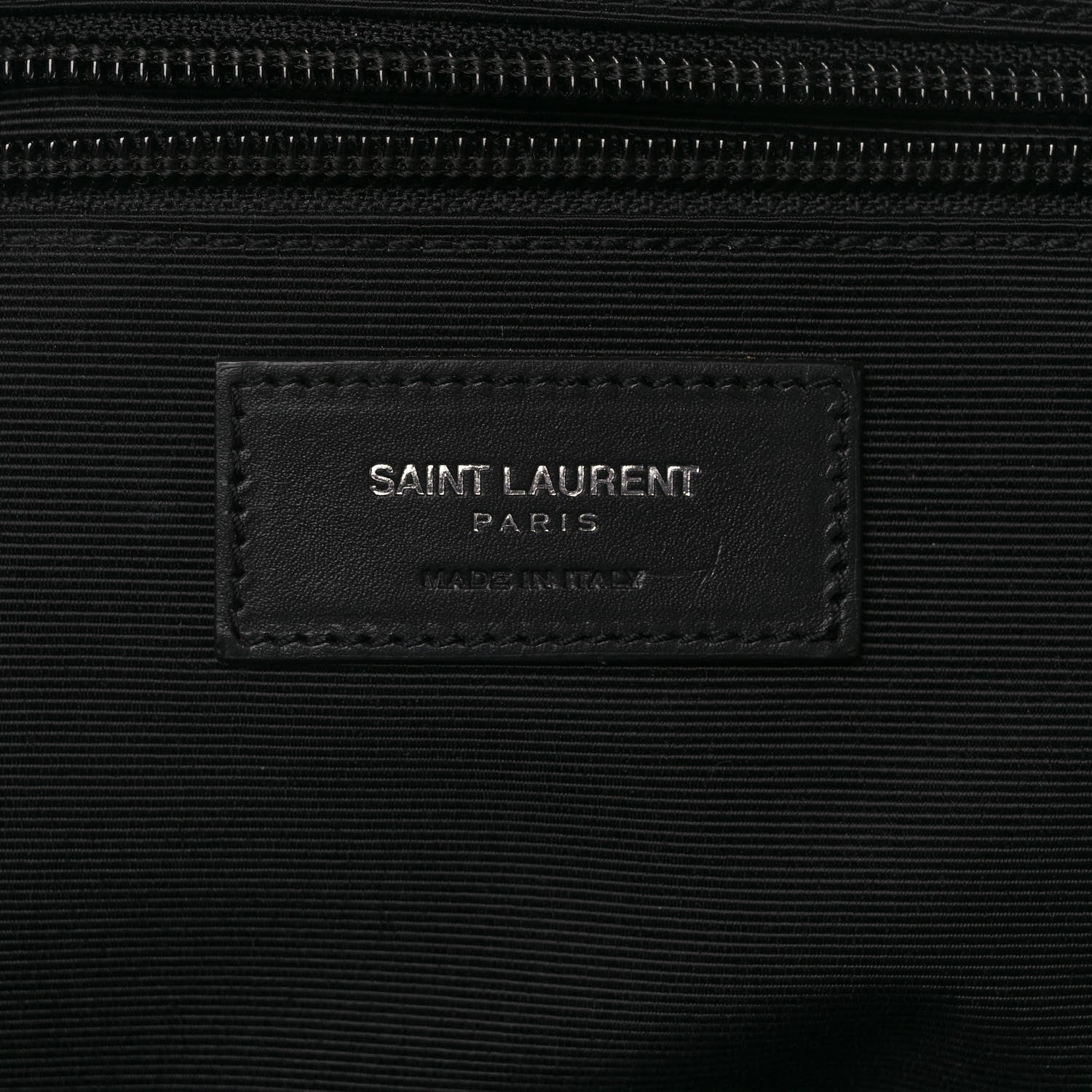 Saint Laurent Canvas City Studded Backpack Black 5 of 7