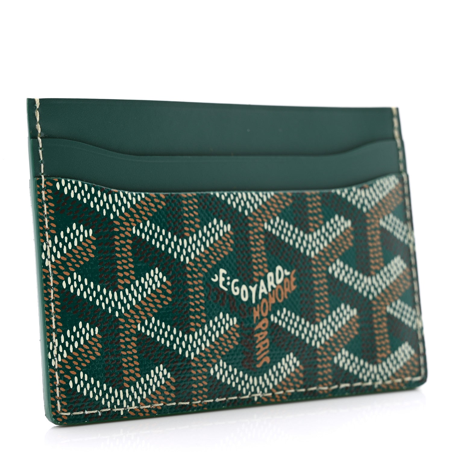 Goyard Goyardine Saint Sulpice Card Holder Green 3 of 7