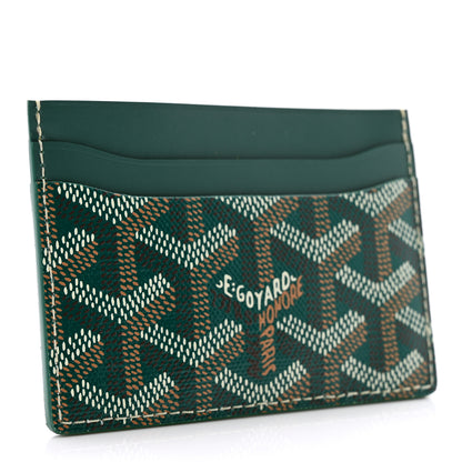 Goyard Goyardine Saint Sulpice Card Holder Green 3 of 7