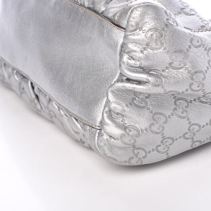 Gucci Guccissima Medium D Gold Hobo Silver 14 of 20
