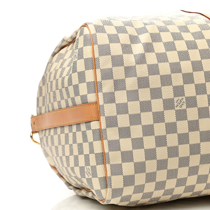 Louis Vuitton Damier Azur Keepall Bandouliere 55 8 of 9