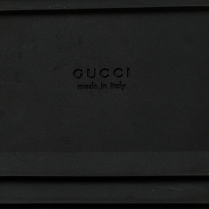 Gucci Jacquard Black Denim GG Monogram Angelina Platform 55mm Slide Sandals 39 Black Ivory 8 of 10