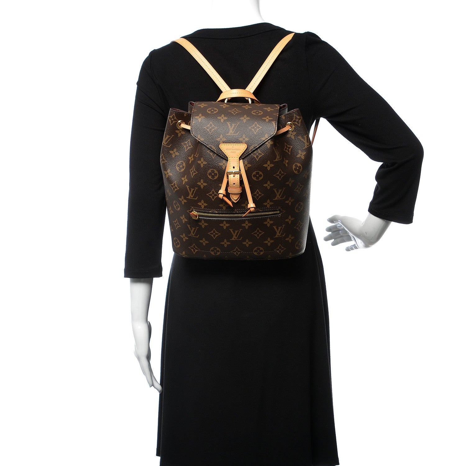 Louis Vuitton Monogram Montsouris NM Backpack 2 of 10