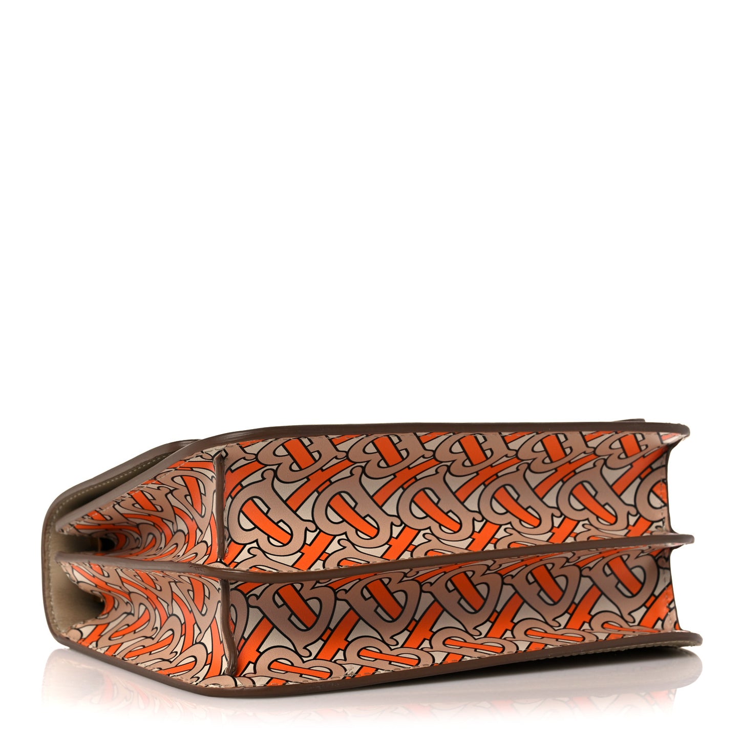 Calfskin Monogram Small TB Bag Bright Orange
