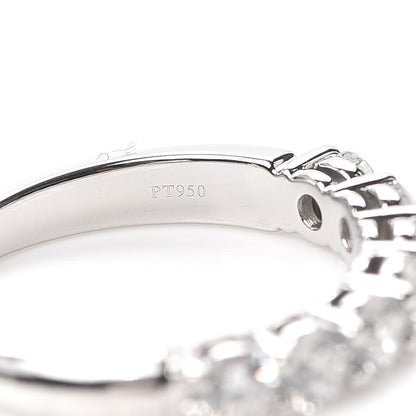 Tiffany Platinum Diamond 3.5mm Half Circle Embrace Band Ring 52 6 5 of 6