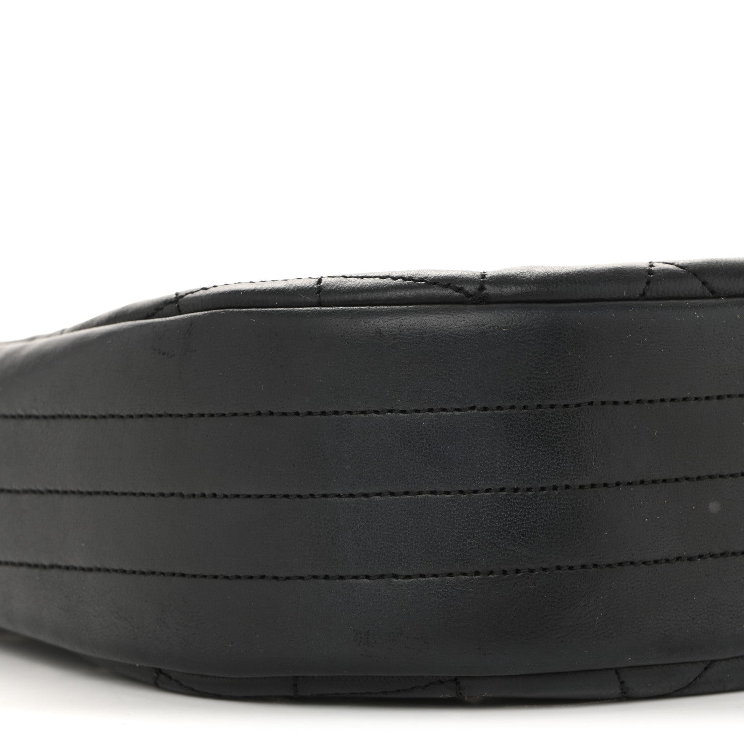 Chanel Lambskin Quilted Half Moon Flap Black 9 of 14