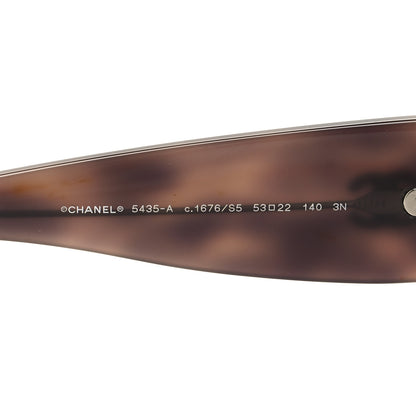 Chanel Acetate Rectangle Sunglasses 5435-A 5 of 7