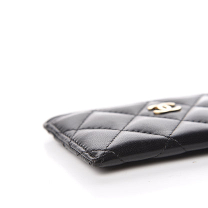 Chanel Lambskin Quilted Card Holder Black 10 of 13