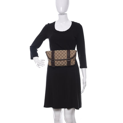 Gucci Monogram Waist Belt Bag Dark Brown 2 of 12