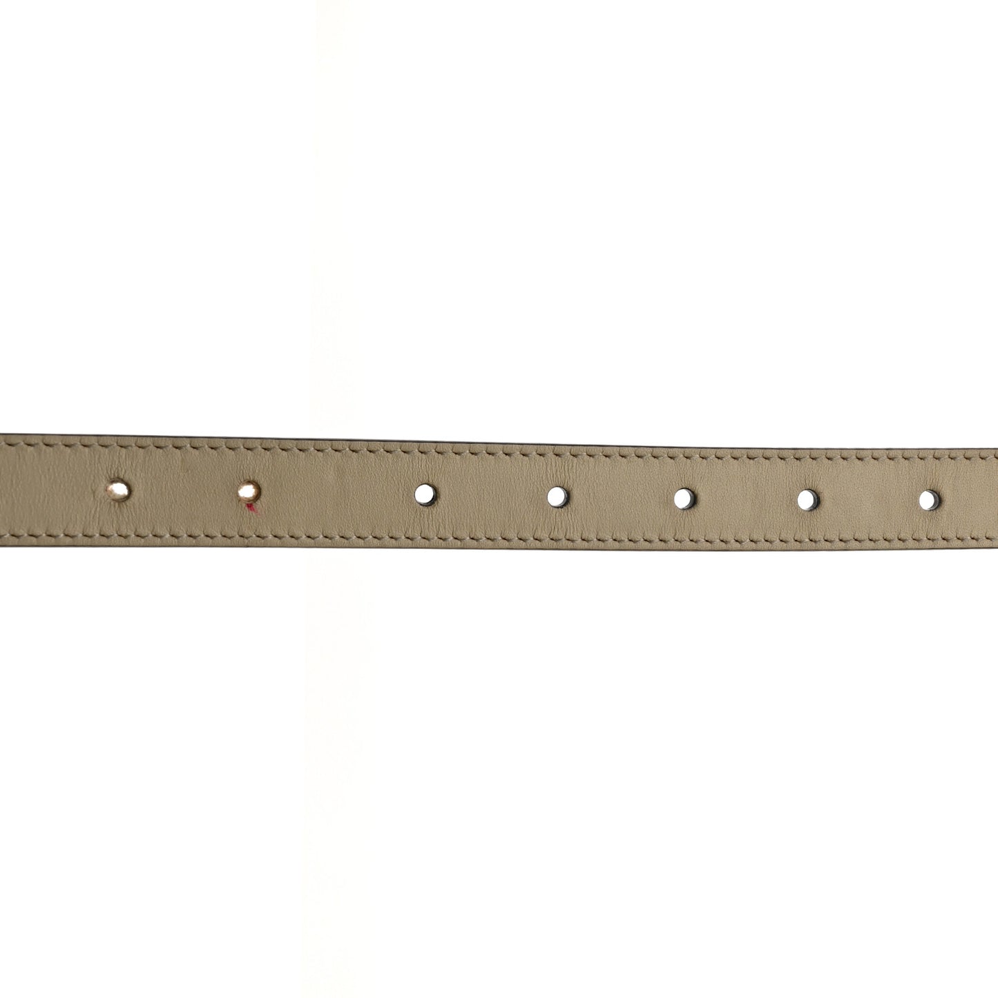 Calfskin Double G 20mm Belt 85 34 Mystic White