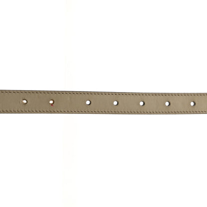 Gucci Calfskin Double G 20mm Belt 85 34 Mystic White 4 of 6