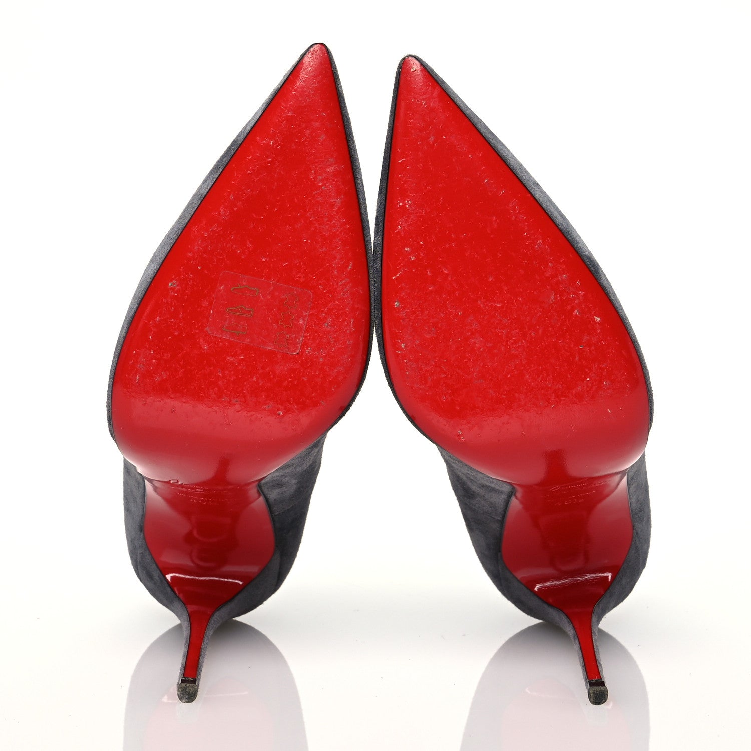 Christian Louboutin Veau Velours So Kate 120 Pumps 40.5 Storm 6 of 12