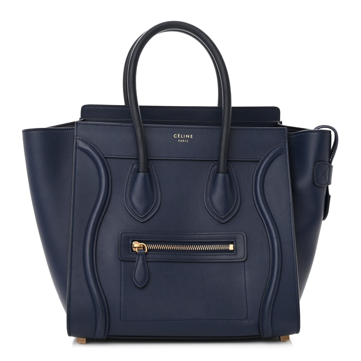 Celine Smooth Calfskin Micro Luggage Navy Blue 1 of 13