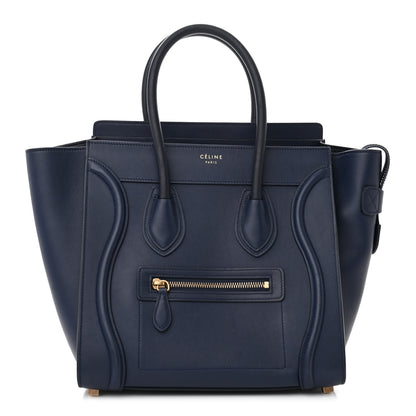 Celine Smooth Calfskin Micro Luggage Navy Blue 1 of 13