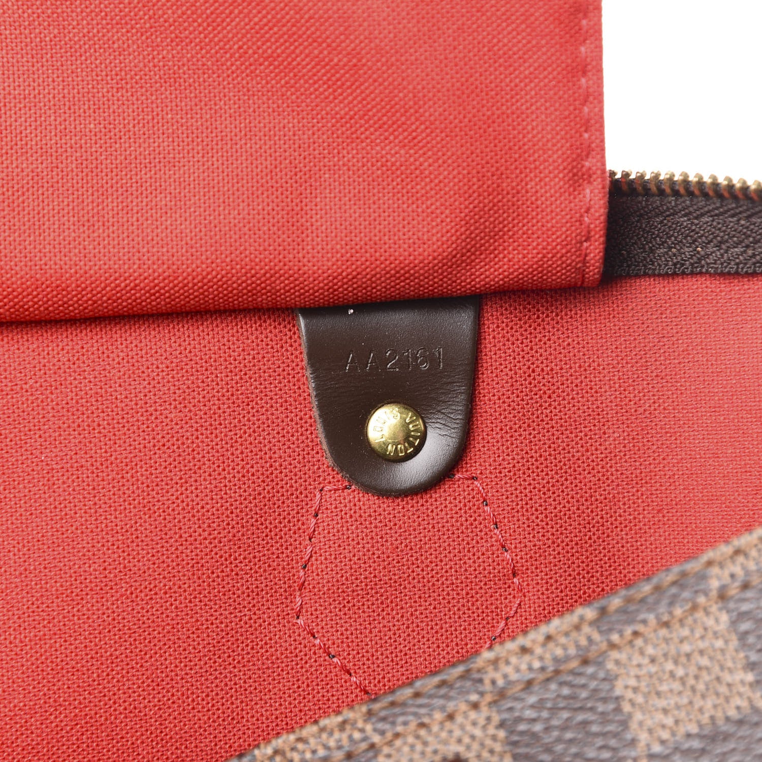 Louis Vuitton Damier Ebene Speedy 35 7 of 10