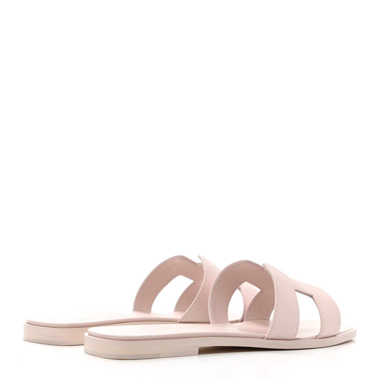 Box Calfskin Oran Sandals 39 Rose Pale