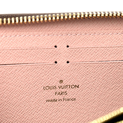 Louis Vuitton Monogram Clemence Wallet Rose Ballerine 6 of 9
