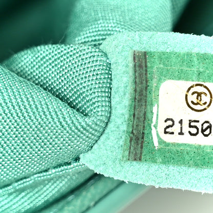 Chanel Glazed Calfskin Medium Boy Flap Green 7 of 13