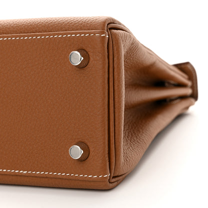 Hermes Togo Kelly Retourne 25 Gold 10 of 12
