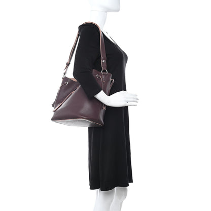 Louis Vuitton Calfskin Lockme Bucket Prune 2 of 21