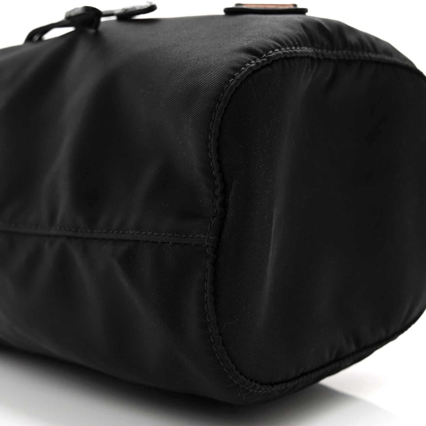 Nylon Vela Drawstring Pouch Black